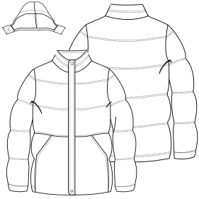 Fashion sewing patterns for Jacket 611